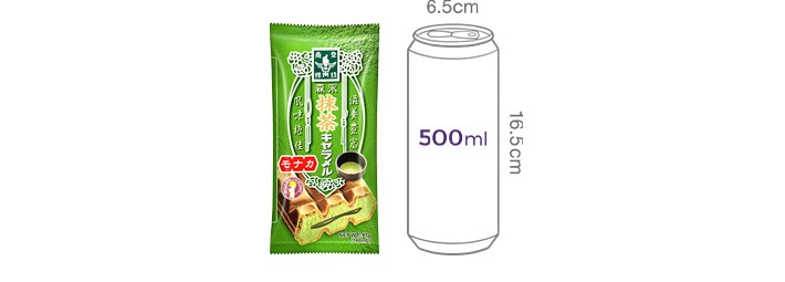 [모리나가] 말차 카라멜 모나카 (97g X 3개)