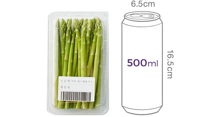 태국산 베이비 아스파라거스 100g