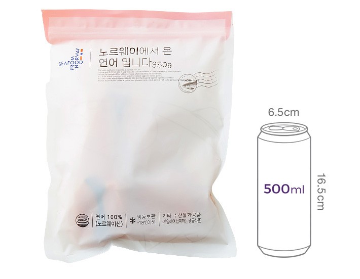 [앤쿡] 어린이 순살 연어 스테이크 350g (냉동)