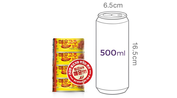 [동원] 매운고추참치90g x 4캔