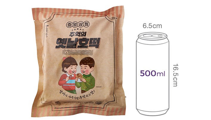 [중앙상회] 추억의 옛날호떡 330g (110g X 3개입)