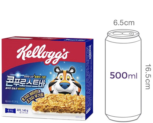 [켈로그] 콘푸로스트 시리얼바 (35g*4개입)