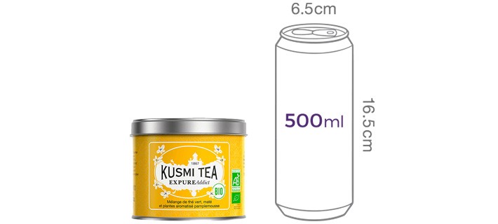 [쿠스미티] 유기농 엑스퓨레 애딕트 100g 메탈틴