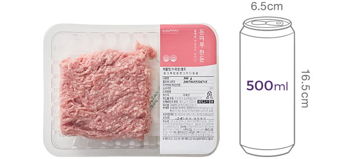 [돈마루] 한돈 뒷다리 다짐용 300g