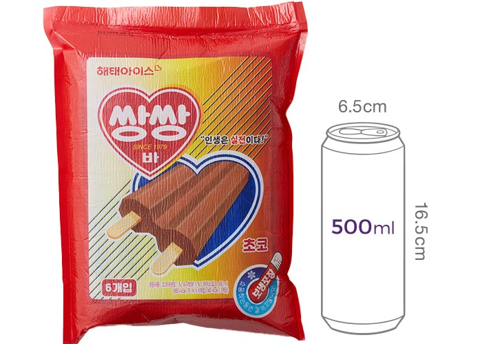[해태아이스] 쌍쌍바 (75mL X 6개입)