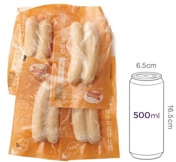 [탄단지] 닭가슴살 소시지 갈릭맛 (4개입)