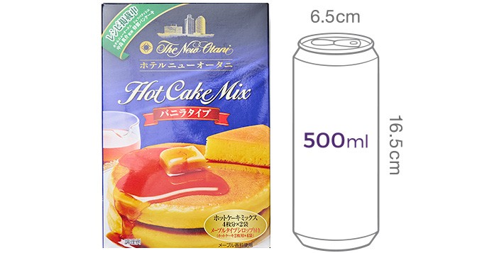 [나가타니엔] 뉴 오타니 핫케익 믹스 바닐라맛 500g (시럽 포함)