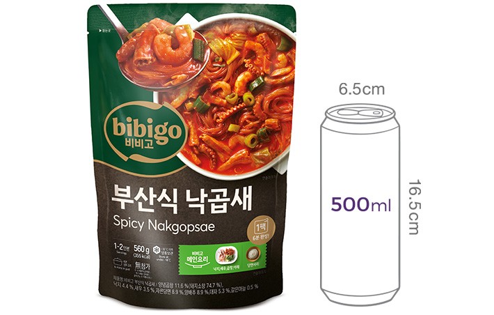 [비비고] 부산식 낙곱새 560g