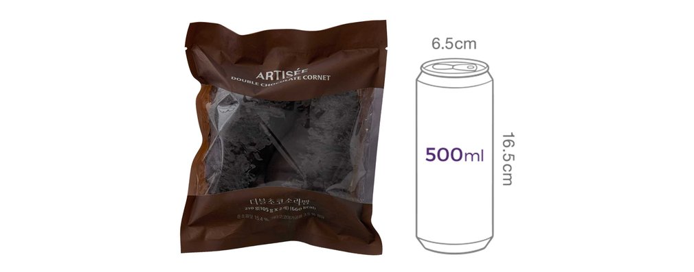 [아티제] 더블초코소라빵 (105g X 2개)