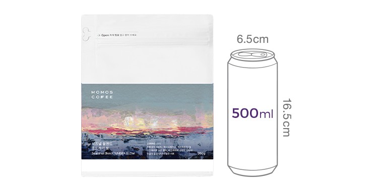 [모모스커피 : 겨울] 툰드라의 빛 블렌드 원두 500g