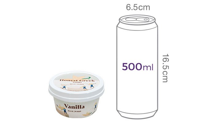 [어니스트그릭] 바닐라맛 그릭요거트 100g