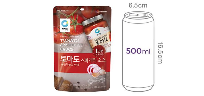 [청정원] 싱글 파우치 토마토소스 170g