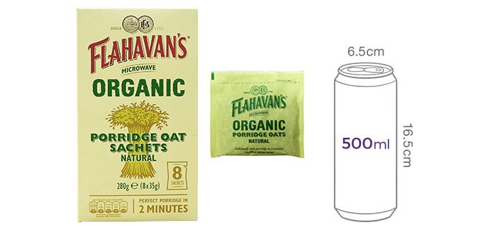 [플라하반] 유기농 포리지 오트밀 소분팩(35g*8입)