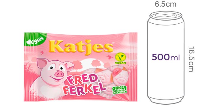 [캇예스] 비건 젤리 아기돼지 프레드 175g