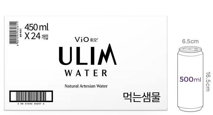 [코카콜라] 휘오 울림워터 울릉도생수 (450mL X 24개)