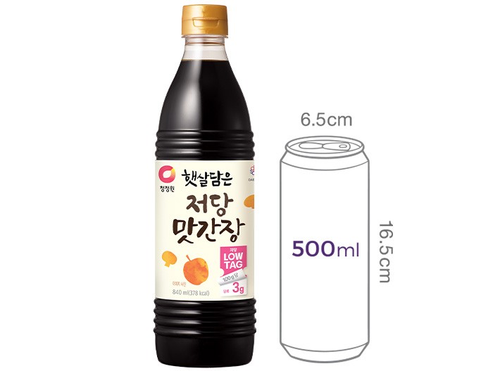 [청정원] 햇살담은 저당 맛간장 840ml