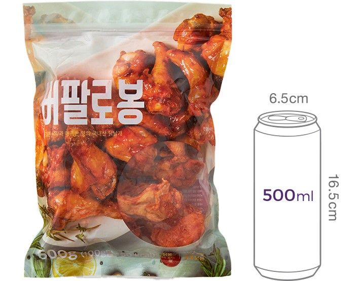 [압구정포차] IQF 버팔로 봉 600g (냉동)