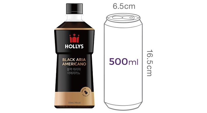[할리스] 블랙아리아 아메리카노 (550mL X 6개입)