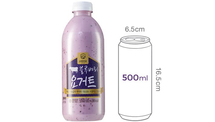 [강훈목장] 수제 요거트 블루베리 1000mL