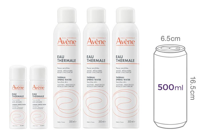 [아벤느] 오 떼르말 온천수 미스트 1L 대용량 기획세트 (300mL*3ea+50mL*2ea)