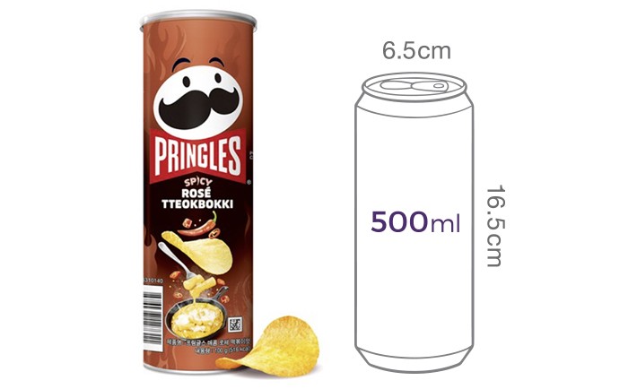 [켈로그] 프링글스 매콤로제떡볶이맛 100g