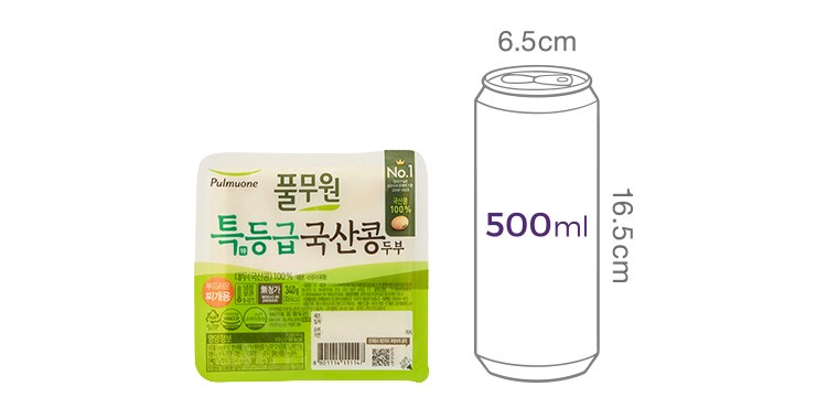 [풀무원] 특등급 국산콩 찌개용 두부 340g