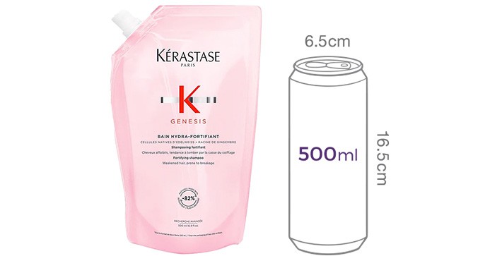 [케라스타즈] 방 제네시스 샴푸 리필 500ml (가는 모발용 볼륨 케어)