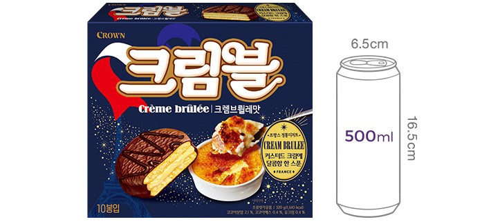 [크라운] 크림블 크림브륄레 320g