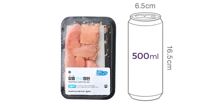 [덕화명란] 알뜰 안심 명란 100g