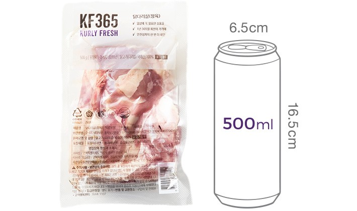 [KF365] 1등급 닭 다리살 500g