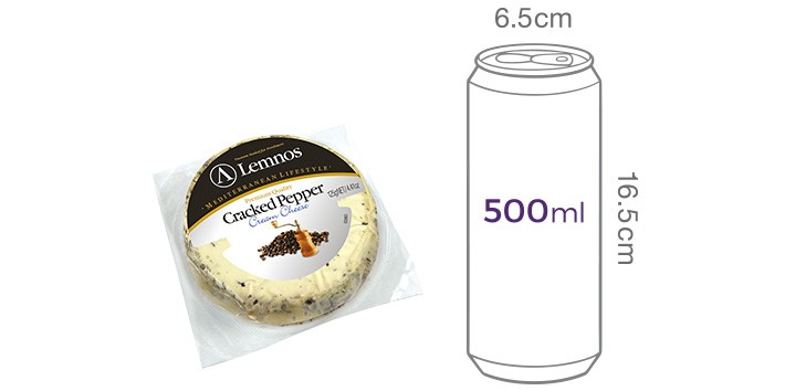 [램노스] 크랙페퍼 치즈 125g