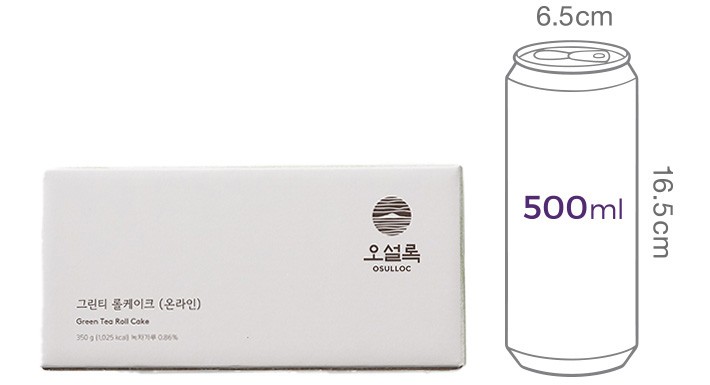 [오설록] 그린티 롤케이크 화이트