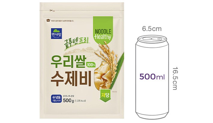 [면사랑] 우리쌀100%수제비사리 500g