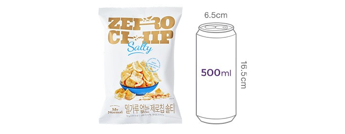 [마이노멀] 밀가루 없는 제로칩 솔티 55g