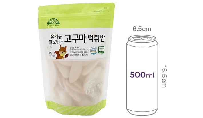 [오가닉스토리] 유기농 쌀로만든 고구마떡튀밥 30g