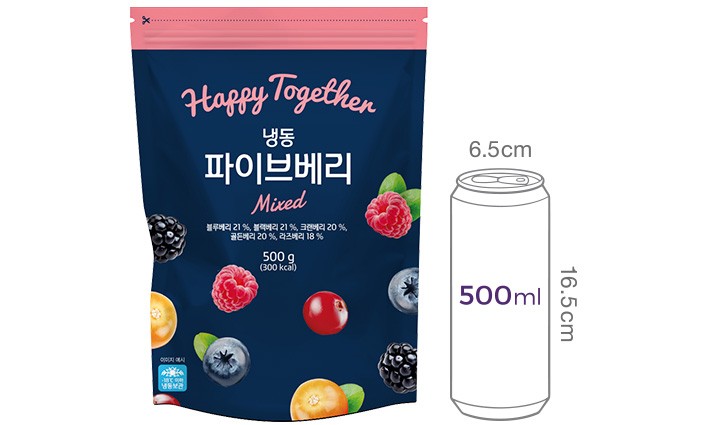 냉동 파이브베리 믹스 (500g)