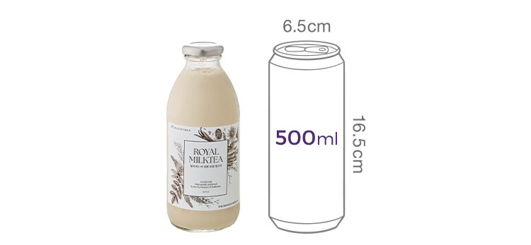 [틸리셔스] 더 진한 로얄 밀크티 500mL