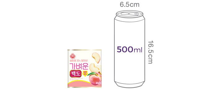[오뚜기]가벼운 백도 280g