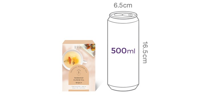 [꽃을담다] 메리골드 꽃송이차 10g