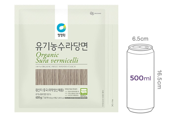 [청정원] 유기농수라당면 400g