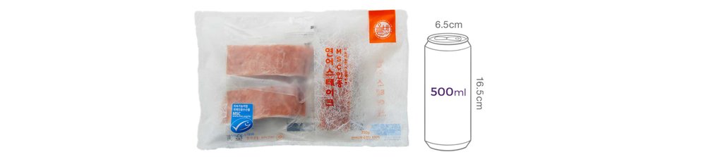 MSC인증 연어 스테이크 350g (냉동)