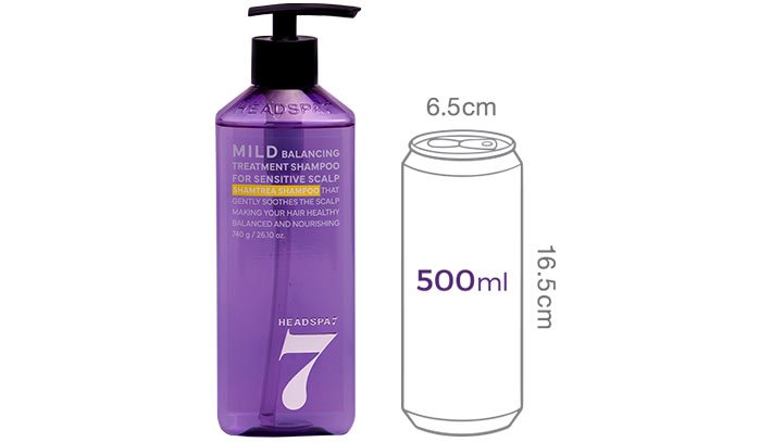 [컬리멤버스][헤드스파7] 마일드 트리트먼트 샴푸 740g
