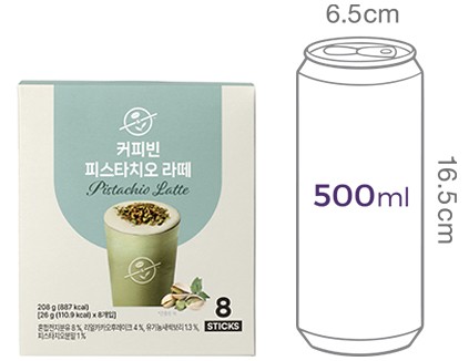[커피빈] 피스타치오 라떼 (26g X 8입)