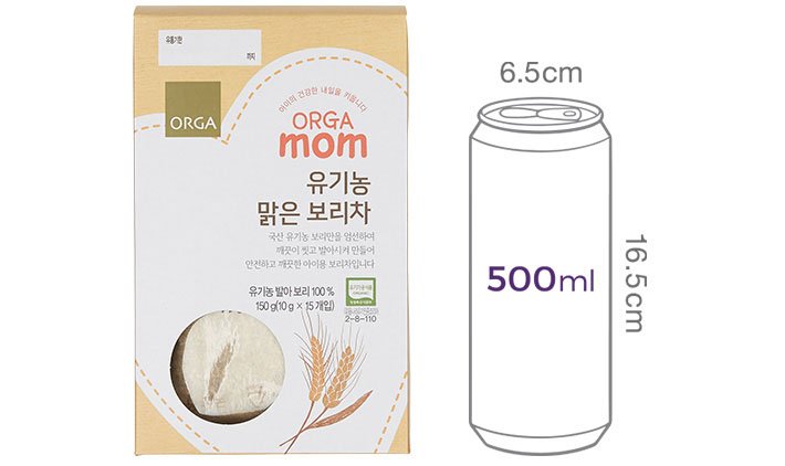 [ORGA] 유기농 맑은 보리차 150g(10g*15ea)