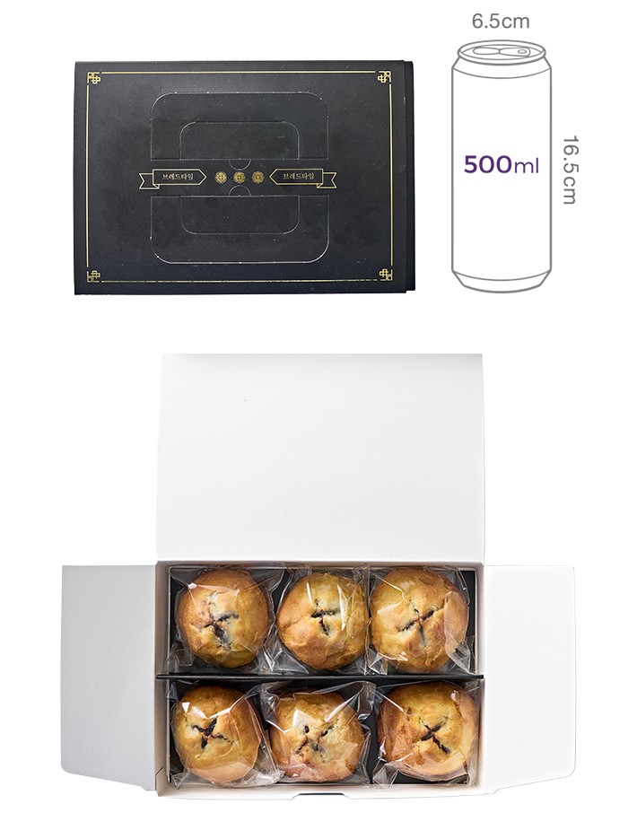 [선물세트] 브레드타임 파이만주 6구세트 (70gX6개입)