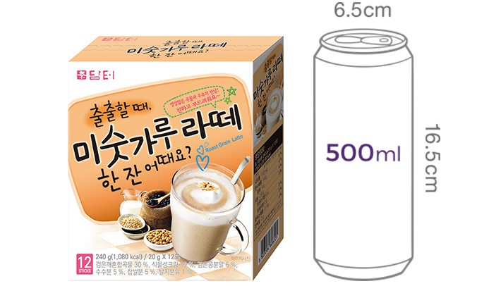  [담터] 미숫가루라떼 (20gX 12포) 