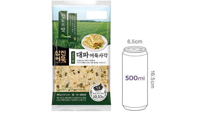 [삼진어묵] 대파 사각어묵 300g