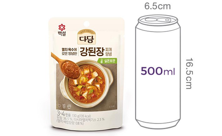 [다담] 강된장찌개 양념 130g