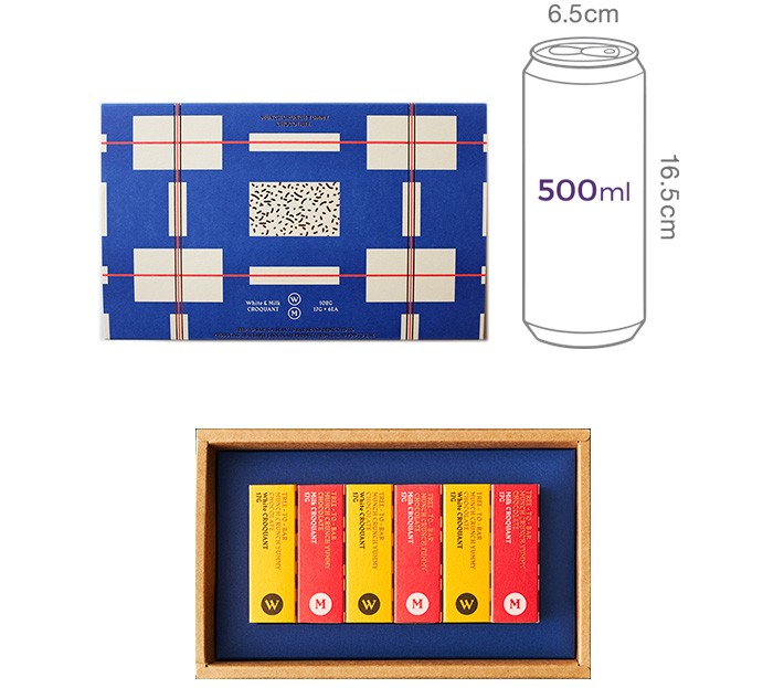 [선물세트] 트리투바 밀크 & 화이트 크로캉 6입 세트