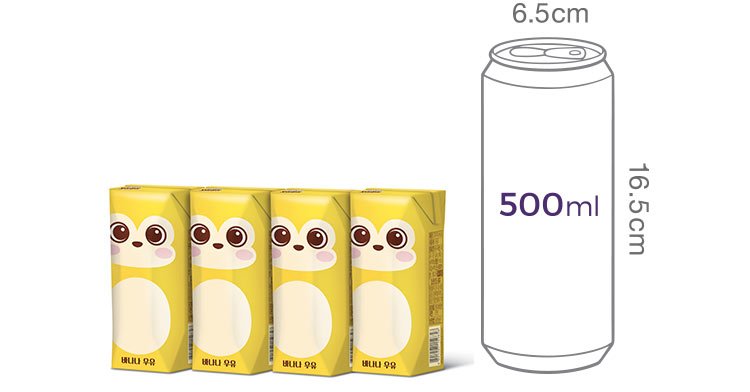 [파스퇴르] 꼬미루미 바나나우유 125ml*4개입